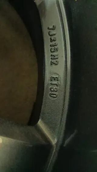 Llantas nuevas recién pintadas!