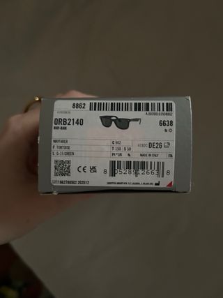 Ray-Ban Wayfarer Tortoise Verde Cristal