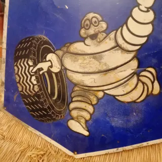 Cartel Chapa Michelin