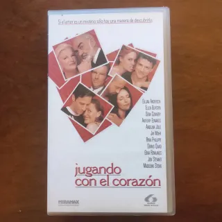 Casete VHS Jugando con el corazón