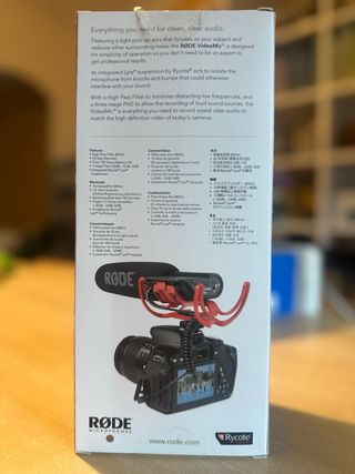 Micrófono Rode VideoMic Rycote