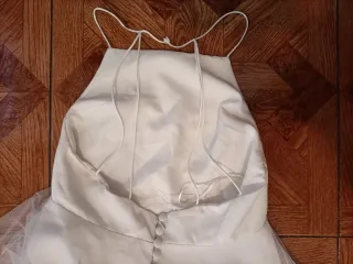 Vestido de Novia Crepe y Tul talla 36