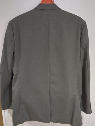 Traje hombre negro-gris oscuro