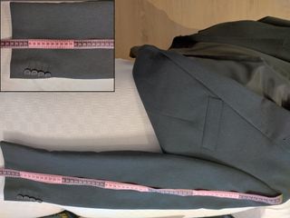 Traje hombre negro-gris oscuro