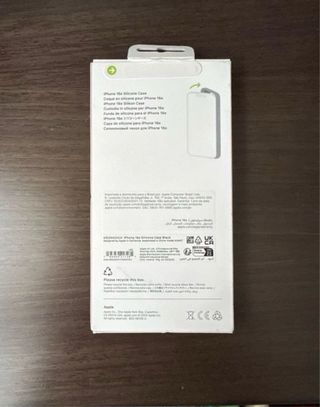 Funda Silicona iPhone 16e Apple Negra Factura Amaz