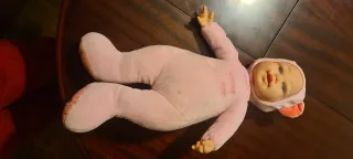 Muñeca bebé suave trapo y silicona