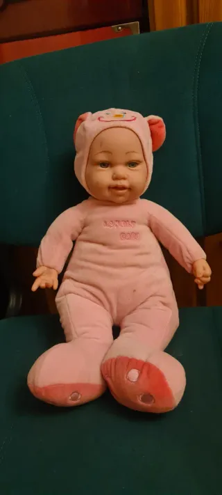 Muñeca bebé suave trapo y silicona