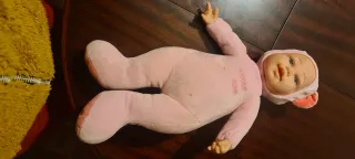 Muñeca bebé suave trapo y silicona