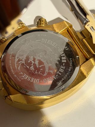 Reloj Diesel Dorado Hombre