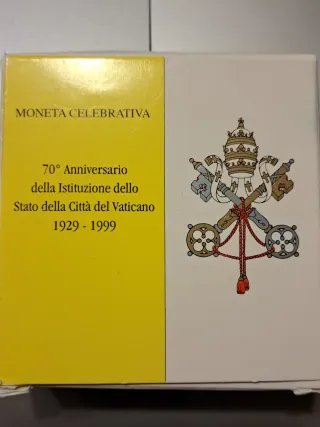 500 Lire Vaticano 1999 Argento