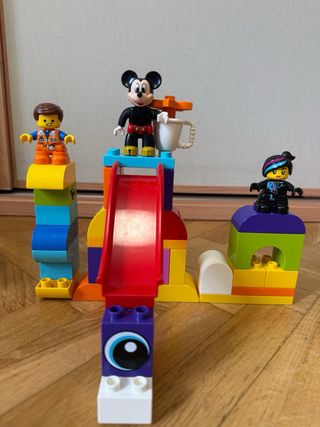 Lego Duplo Mickey y Legopelicula con tobogán