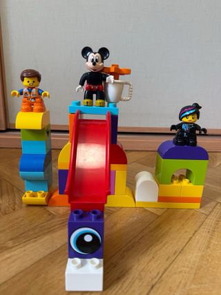 Lego Duplo Mickey y Legopelicula con tobogán