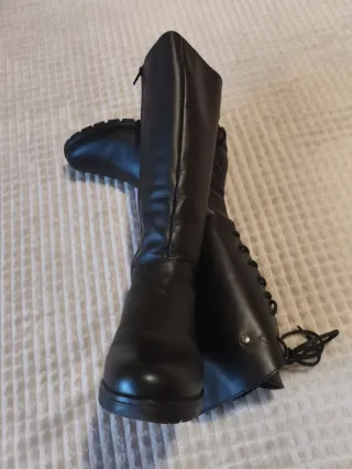 Botas altas mujer negras talla 37