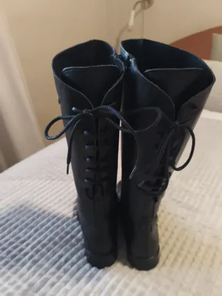 Botas altas mujer negras talla 37