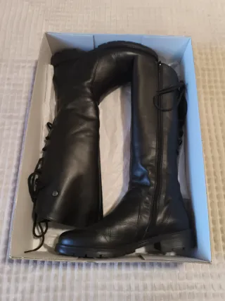 Botas altas mujer negras talla 37