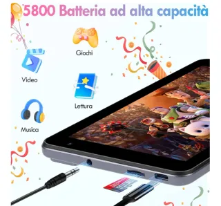 Tablet Bambini 7" Android – 8GB RAM, 64GB ROM, New