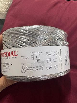 Fettuccia Mondial Eco Bag Metallic Argento o Oro