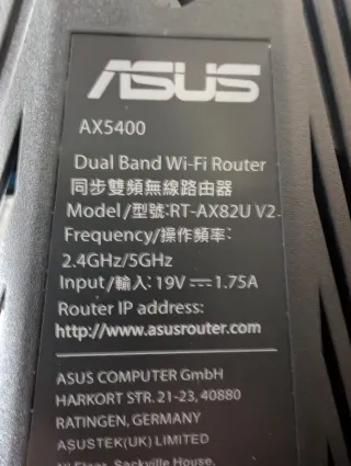 Router Asus RT-AX82U v2 AX5400 Dual Band