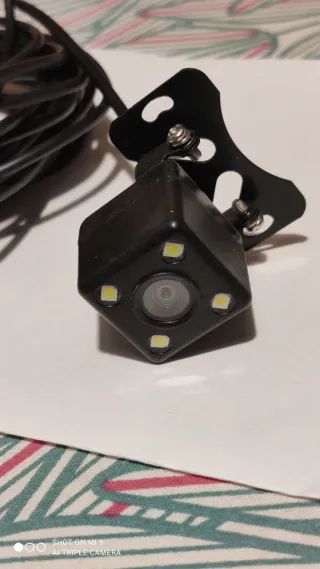 Cámara trasera coche con 4 LEDs