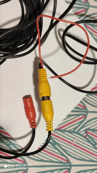 Cámara trasera coche con 4 LEDs