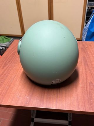 Casco moto jet TOP DRIVE verde menta