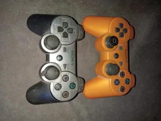 Mandos PS3 Sony (Gris y Naranja)