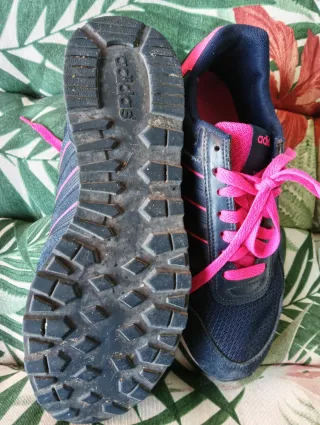 Zapatillas Adidas Azul y Rosa