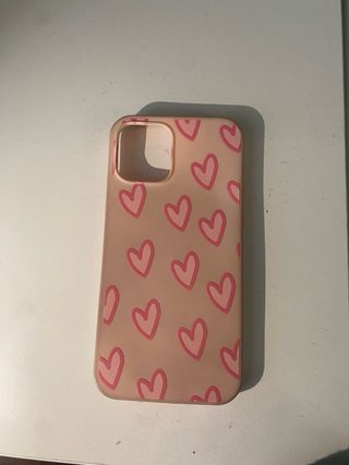 Custodia iPhone 12 Pro Cuori Rosa