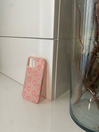 Custodia iPhone 12 Pro Cuori Rosa