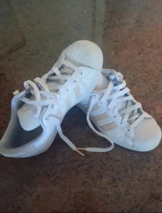 Adidas Superstar Sneakers Bianche e rosa