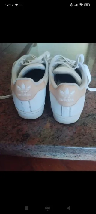 Adidas Superstar Sneakers Bianche e rosa