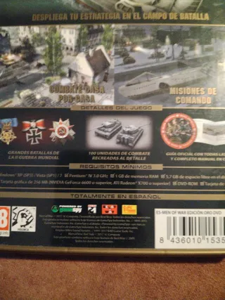 Juego de PC Juego Men Of War Edición Oro