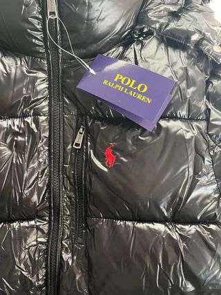 Abrigo acolchado Polo Ralph Lauren negro