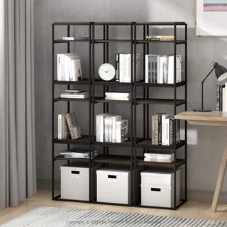 2 Mesitas Auxiliares Furinno Apilables