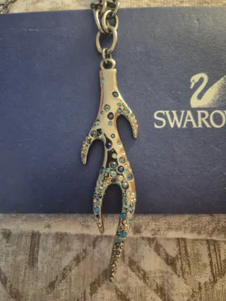 Collar Swarovski Plata y Azul