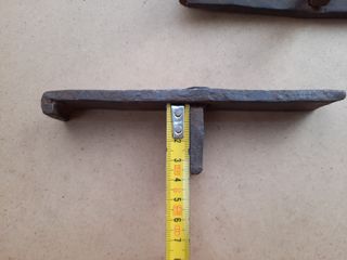 2 Cerrojos antiguos hierro forjado y pasador