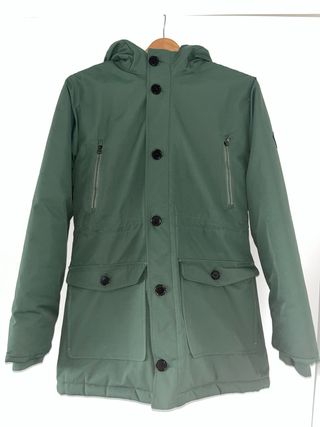 Parka Hackett London Tech Verde Talla 15-16 años