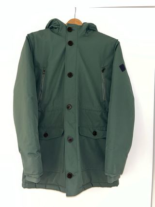 Parka Hackett London Tech Verde Talla 15-16 años