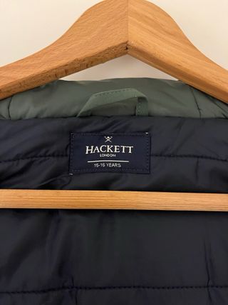 Parka Hackett London Tech Verde Talla 15-16 años