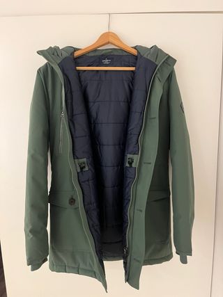 Parka Hackett London Tech Verde Talla 15-16 años