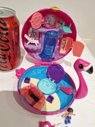 Juego Polly Pocket Flamenco Piscina