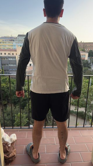 Camiseta All basics manga larga talla L