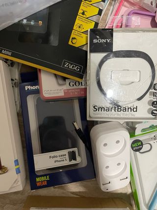 Lote Accesorios Tecnología: Fundas, Cargador, Smar