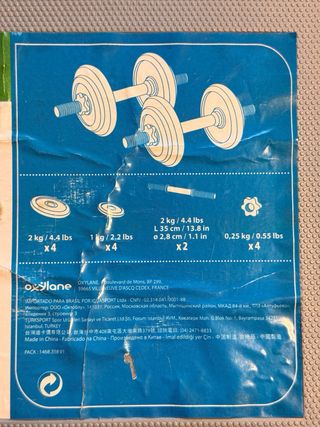 Kit Pesas Body Training Domyos 30kg