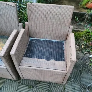 2 Sillones de Jardín Ratán