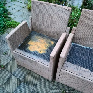 2 Sillones de Jardín Ratán