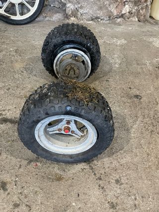 Eje Quad Kart con Ruedas y Piñón