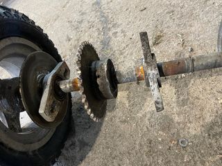 Eje Quad Kart con Ruedas y Piñón