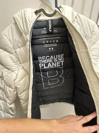 Abrigo Ecoalf blanco sin estrenar
