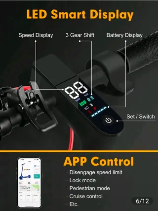 Patinete eléctrico Marca mankel potente y rápido